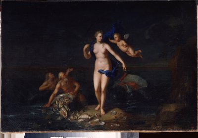 ""The Birth of Venus"" (Birth of Venus) Anonymt nederlandsk skolemaleri fra 1700-tallet 1729 Statens friluftsmuseum Palace Gatchina, St. Petersburg, Russland av Dutch School