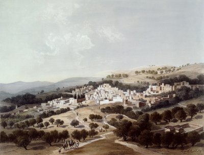 Nazareth, gravert av Terry av Dutch School