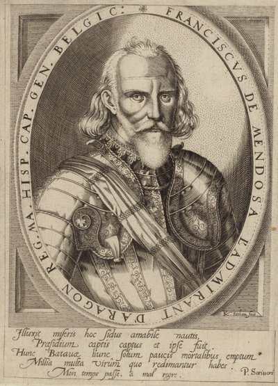 Portrett av Francesco de Mendoza av Dutch School