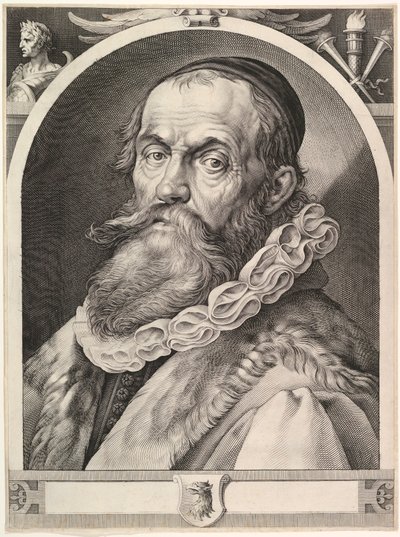 Portrett av Hendrick Goltzius, pub. 1617. av Dutch School