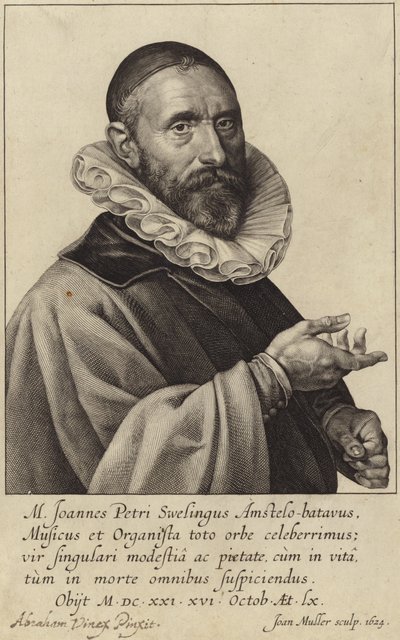 Portrett av Jan Pieterszoon Sweelinck av Dutch School