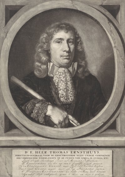 Portrett av Thomas Ernsthuys av Dutch School