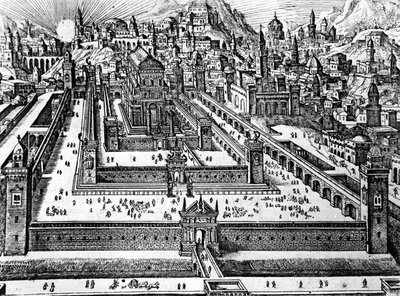 Rekonstruksjon av Salomos tempel, ca. 1700 av Dutch School