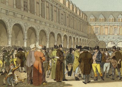 Den store utvekslingen i Amsterdam, 1800-tallet av Dutch School