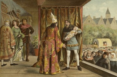 Teaterforestilling, 1300-tallet av Dutch School