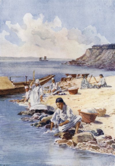 Korean women washing clothes in a river (colour litho)   1317544   no       norwegian Successfully Translated  Original: Wilson Cary Nicholas Translat: Wilson Cary Nicholas 1309464 no norwegian Successfully Translated Original: Study of Two Soldiers Swordf av E.H. Fitchew