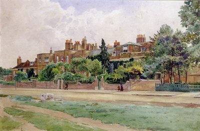 Wrens og Faradays hus på Hampton Court av E.H. Fitchew