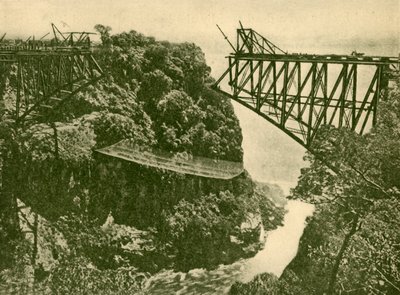Bygge Zambesi Railway Bridge, c1930. av ENA