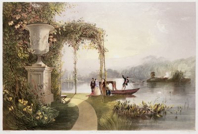 The Lake, Trentham Hall Gardens, fra 