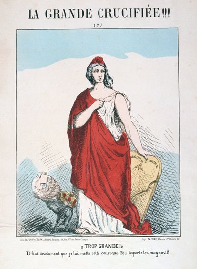 Allegori av det republikanske Frankrike, 1871. av E. Courtaux