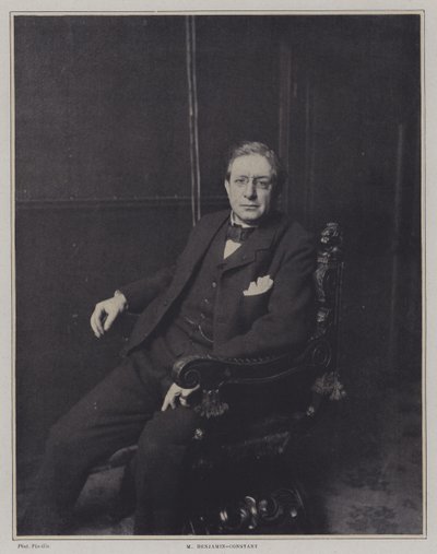 Jean-Joseph Benjamin-Constant, fransk kunstner av E. Fiorillo