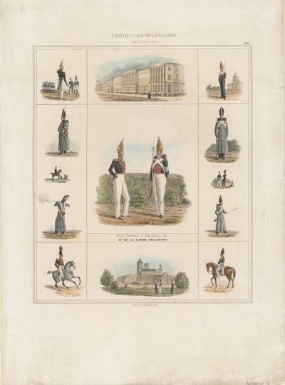 Pavlovsky Guard Regiment, 1840 av E. Gilbertson