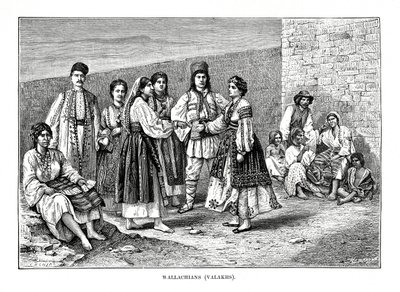 Wallachians, 1879. av Etienne Antoine Eugene Ronjat