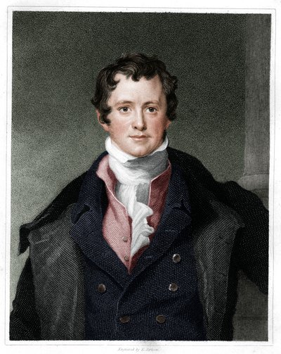 Humphry Davy, engelsk kjemiker, 1833 av E. Scriven