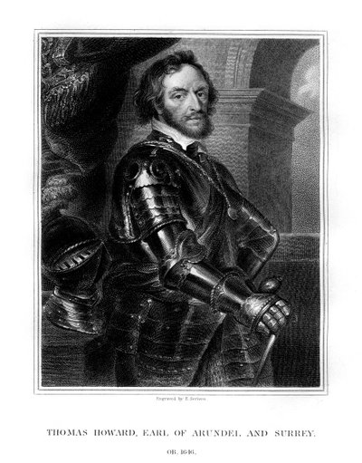 Thomas Howard, jarl av Arundel og Surrey, fremtredende engelsk hoffmann, 1823. av E. Scriven