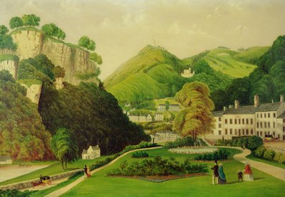 Matlock Bath fra eiendommen til Bath Hotel, 1895 av E. Wray
