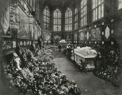 Begravelse av H.R.H. Hertugen av Clarence, januar 1892, c1897 av E. and S. Woodbury