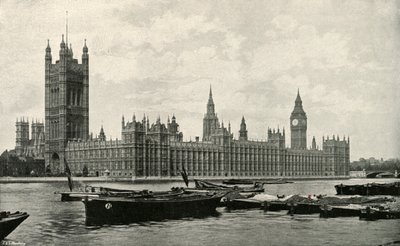 Houses of Parliament, c1897 av E. and S. Woodbury