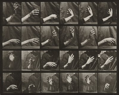 Bevegelse av hånden; slå tid av Eadweard Muybridge