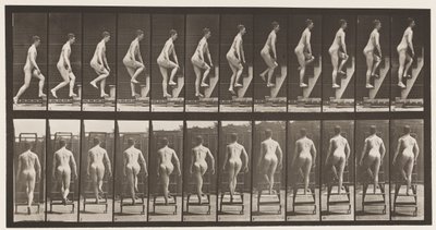 Tavle 109. Oppstigende trappestige, 1872-1885 av Eadweard Muybridge