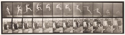 Plate 159. Hopp; Løping bredt hopp (sko) av Eadweard Muybridge