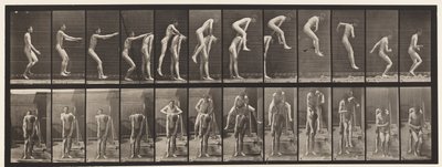 Plate 166. Hopping; Over mannens rygg av Eadweard Muybridge