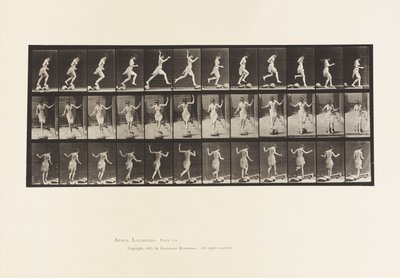 Plate 170. Fra stein til stein over en bekk, 1885 av Eadweard Muybridge
