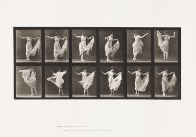 Tallerken 187. Dansing av Eadweard Muybridge
