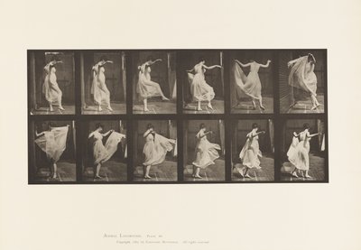 Tallerken 188. Dansing (fancy) av Eadweard Muybridge