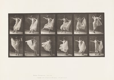 Tallerken 189. Dans (fancy) av Eadweard Muybridge