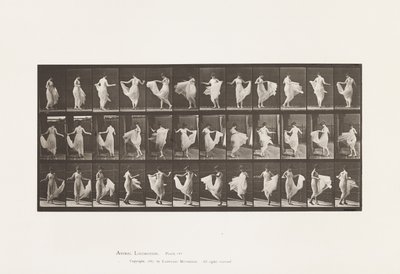 Plate 192. Dansing (fancy) av Eadweard Muybridge