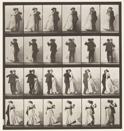 Plate 197. Dansende vals, to modeller av Eadweard Muybridge