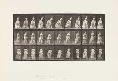 Plate 198. Courtseying, 1885 av Eadweard Muybridge