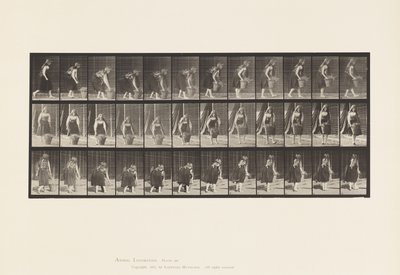 Plate 217. Bøye, løfte og bære 30 lb kurv, 1885 av Eadweard Muybridge