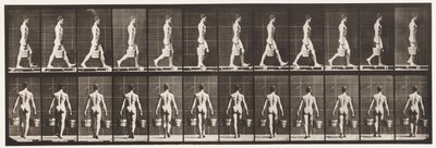 Plate 29. Gå, bære bøtte med vann i hver hånd, 1872-1885 av Eadweard Muybridge