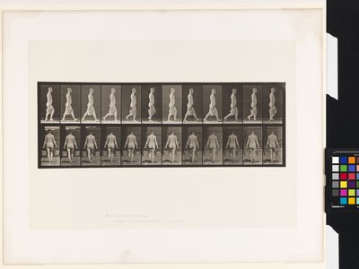 Plate 30. Gående, bære bøtte med vann i hver hånd av Eadweard Muybridge