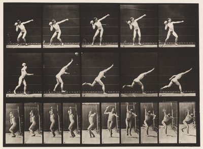 Plate 314. Heaving a 20-lb stein av Eadweard Muybridge
