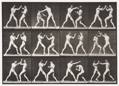 Plate 336. Boksing; Åpen hånd (sko) av Eadweard Muybridge