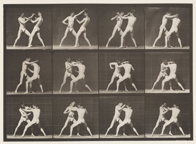 Tallerken 340. Boksing; Åpen hånd av Eadweard Muybridge