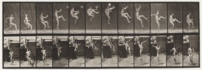 Plate 366. Running, Hitch and Kick av Eadweard Muybridge
