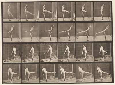 Plate 370. Første ballettaksjon av Eadweard Muybridge