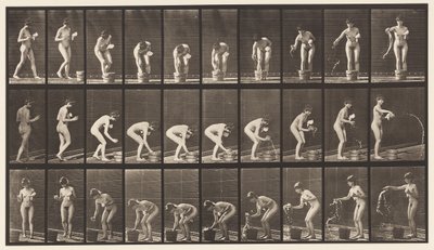 Tallerken 440. Bøye- og skylleglass av Eadweard Muybridge