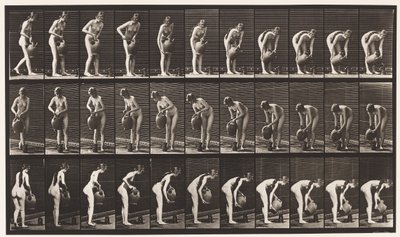 Tallerken 446. Fylle kanne på bakken fra vannkrukke av Eadweard Muybridge