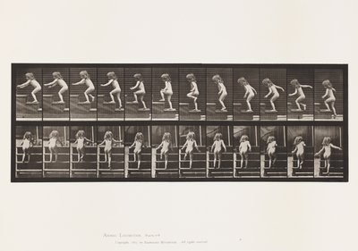 Plate 473. Barn, Gående ovenpå av Eadweard Muybridge