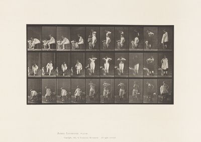 Plate 494. Diverse faser av toalettet av Eadweard Muybridge