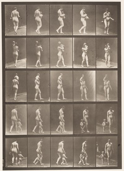 Plate 528. A,B,C av Eadweard Muybridge