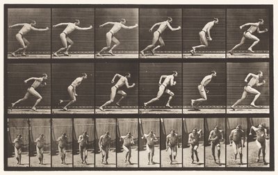 Plate 59. Starter for en løpetur (sko) av Eadweard Muybridge