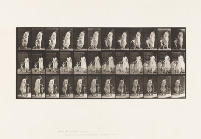 Plate 72. Løpende, ledende barn (70) i hånden av Eadweard Muybridge