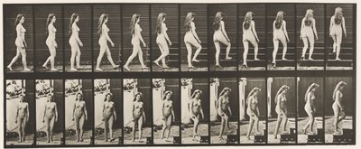 Plate 99. Svingende og oppgående trapper av Eadweard Muybridge