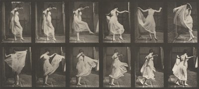 Tallerken nummer 188. Dans (fancy) av Eadweard Muybridge